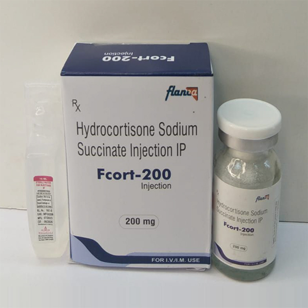 Hydrocortisone Sodium Succinate Injection IP 200mg